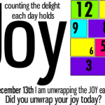 12 Days of Joy: Day 1