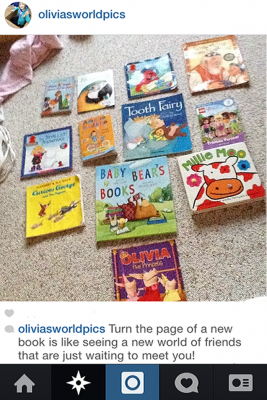 Olivia's World Pics: Books