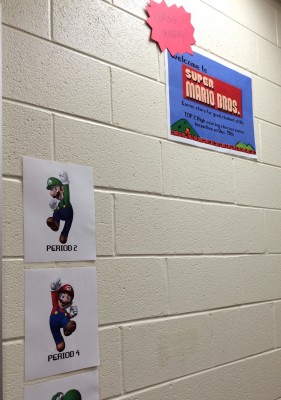 Gamification: Super Mario Brothers Wall